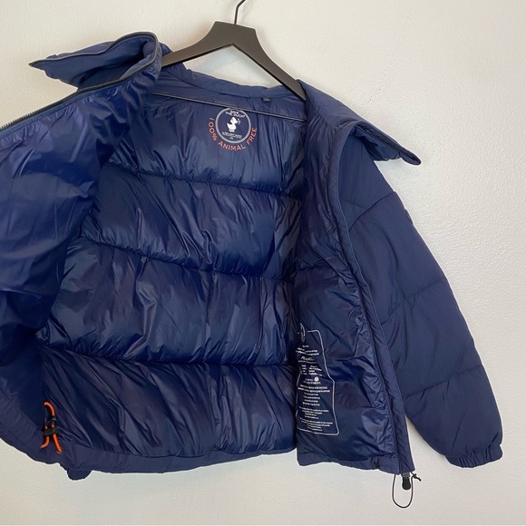 Save the Duck Hina Puffer Jacket Navy Blue - Picture 5 of 8
